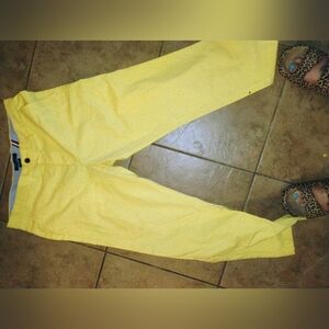 Tommy Hilfiger yellow casual pants nice new